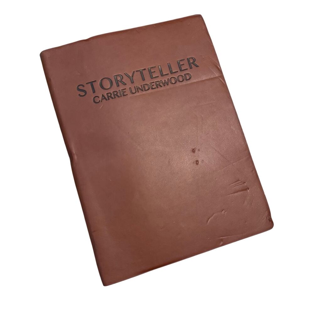 Carrie Underwood Storyteller Notebook Journal 7x5 Brown Exterior Lined Paper